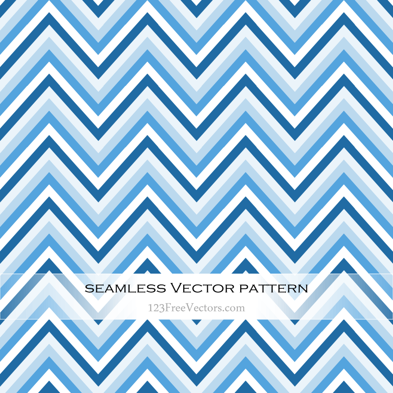 Blue Chevron Pattern Background Illustration