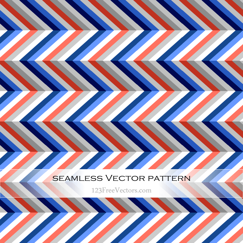 Colorful Zigzag Pattern Background