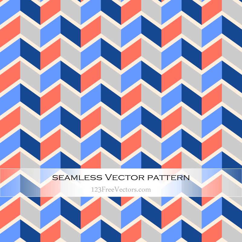 Colorful Zigzag Pattern Background Vector