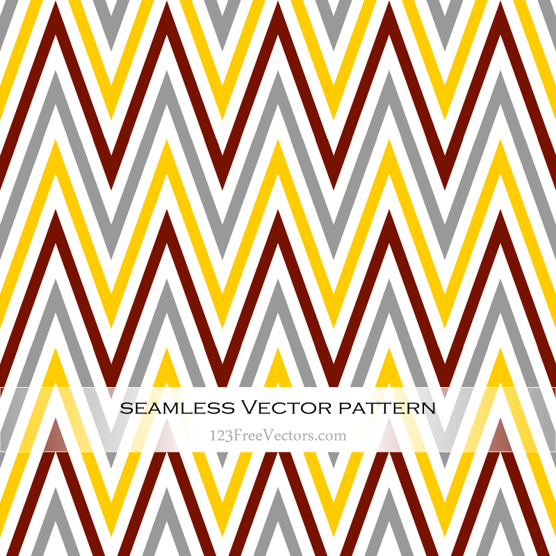 Zigzag Chevron Pattern Vector Illustration