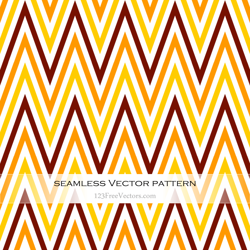 Zigzag Chevron Seamless Pattern Vector Illustration