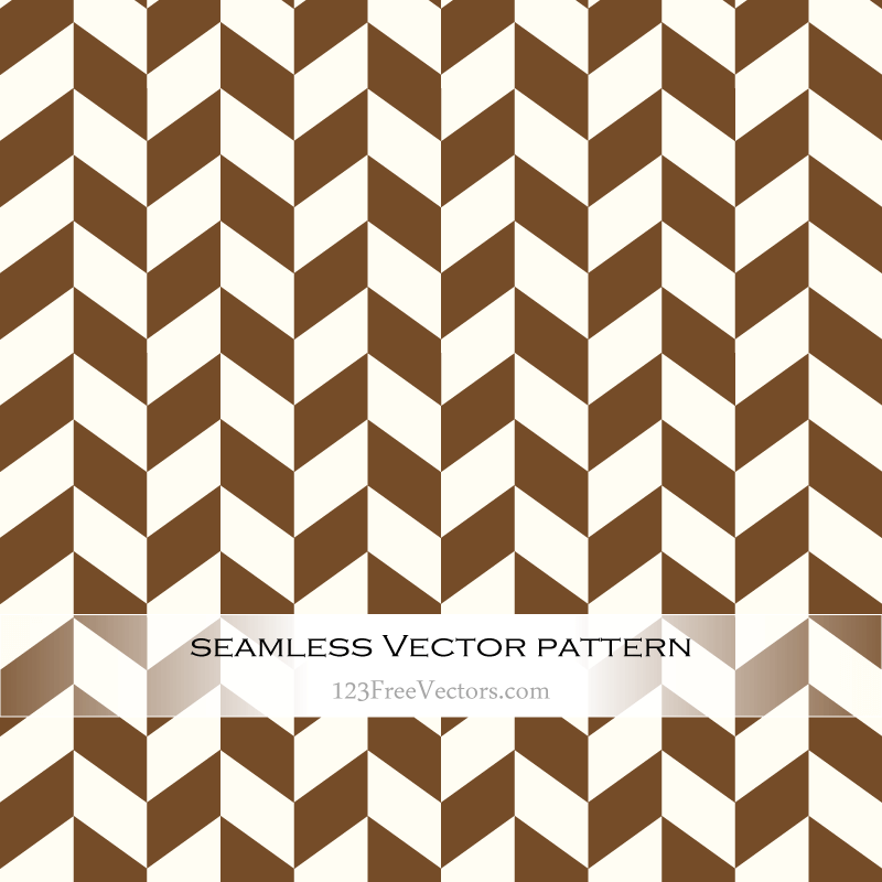 Brown Chevron Seamless Pattern Vector