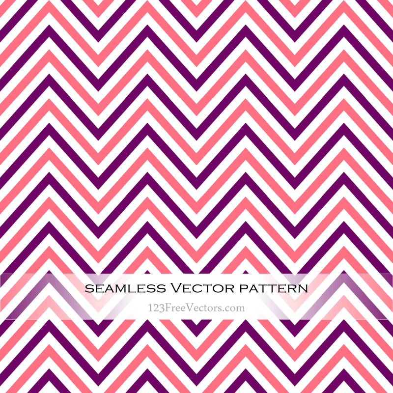 Colorful Zigzag Chevron Seamless Pattern Background Vector